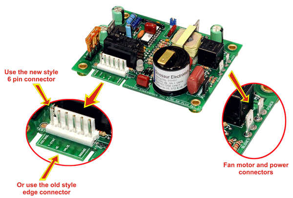 Dinosaur Electronics Fan 50 Plus Pins Ignitor Board