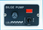 Rule 3 Way Deluxe Bilge Switch Panel