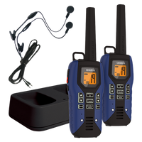 Uniden 50 Mile 2 Way Radios With Chargers And Headsets