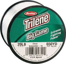 Berkley Big Game Trilene Clear Mono 3 lb Spool